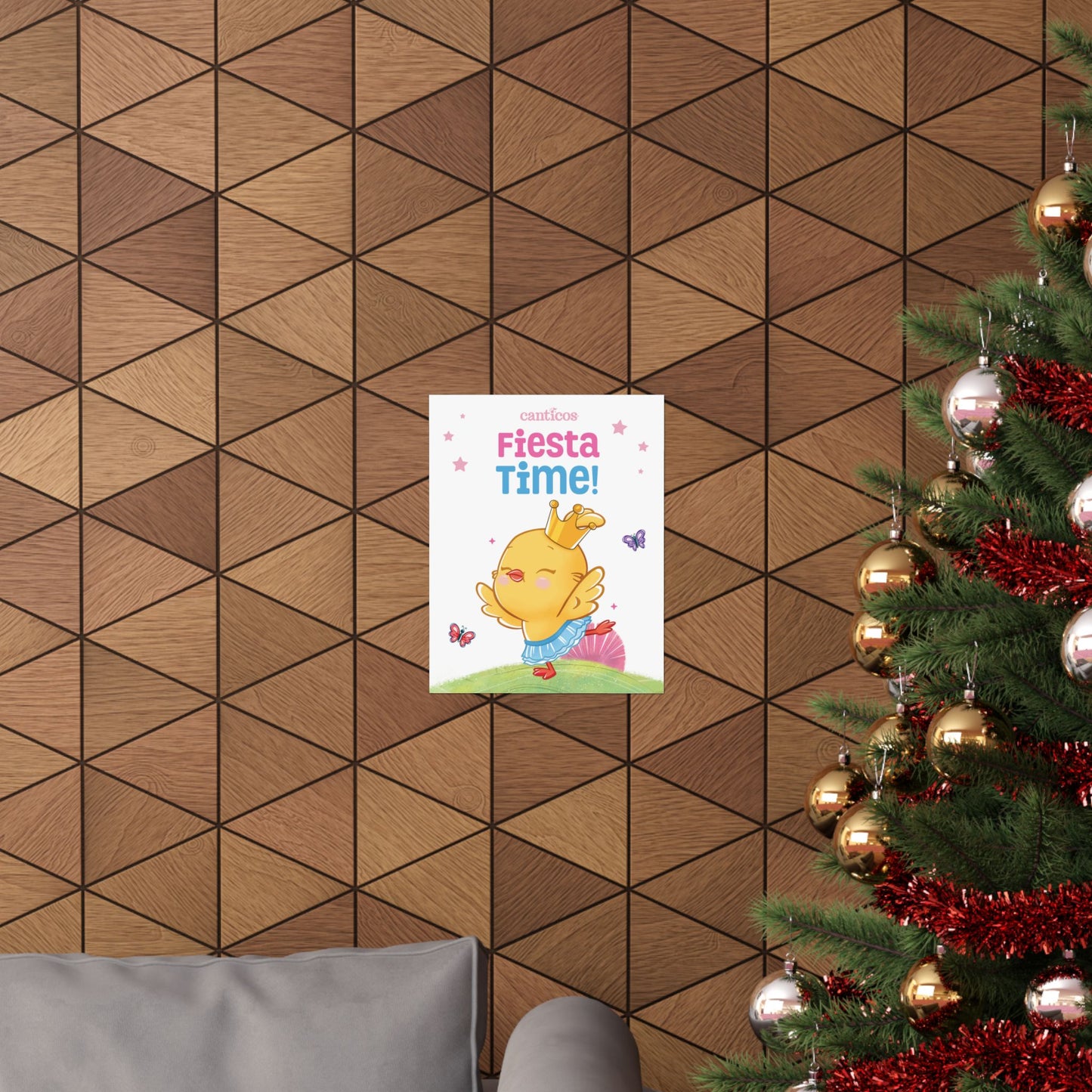 Kiki Fiesta Time Crowned Chick Rolled Poster
