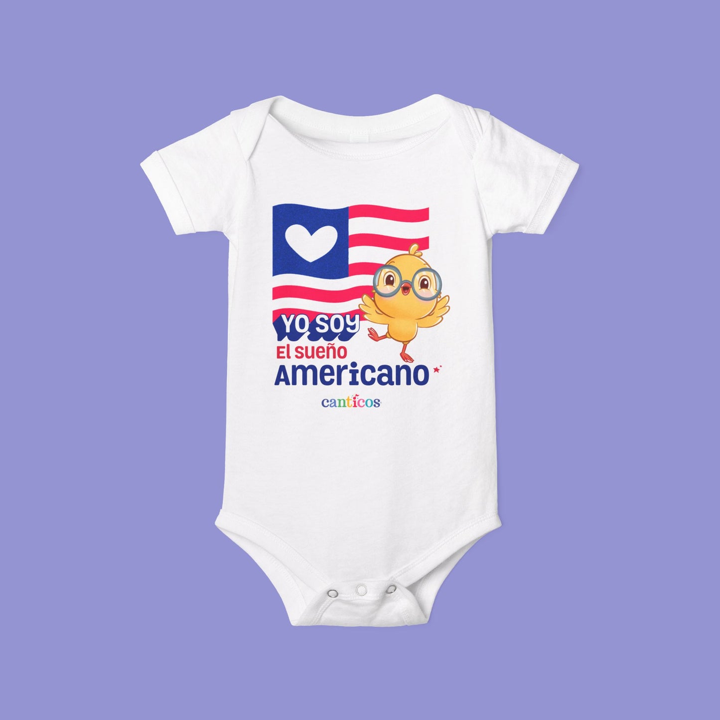 Nicky Chickie Yo Soy El Sueño Americano Baby Onesie