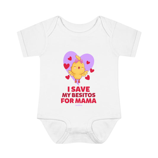 I Save my Besitos for Mama Onesie - Purple