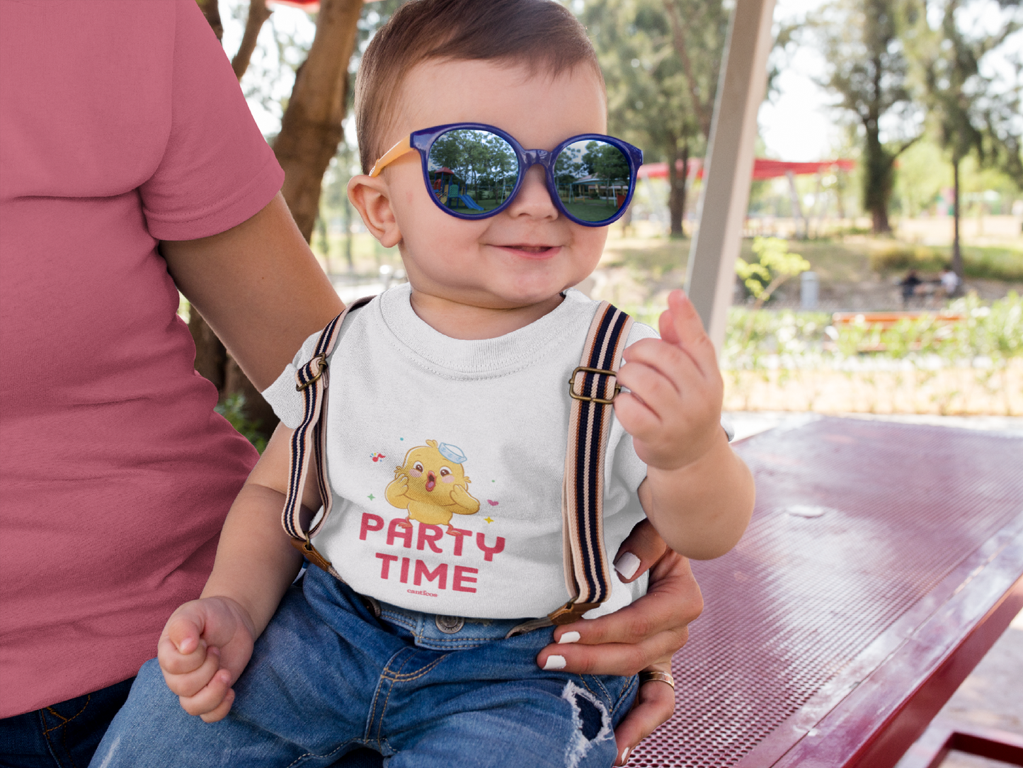 Ricky Chickie 'Party Time' Baby T-Shirt