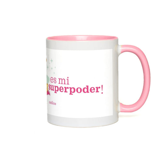 "Hablar español es mi super poder" Kiki Mug