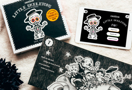 Little Skeletons / Esqueletitos - A day of the dead book by Susie Jaramillo (Canticos)