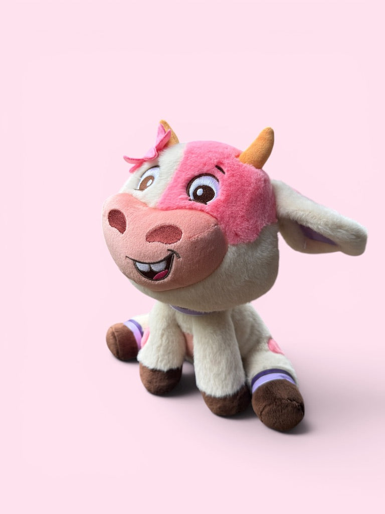 PRE-SALE: La Vaca Lola Plushie + Bilingual Interactive Book Bundle