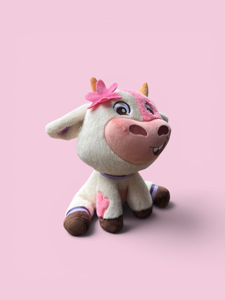 PRE-SALE: La Vaca Lola Plushie + Bilingual Interactive Book Bundle
