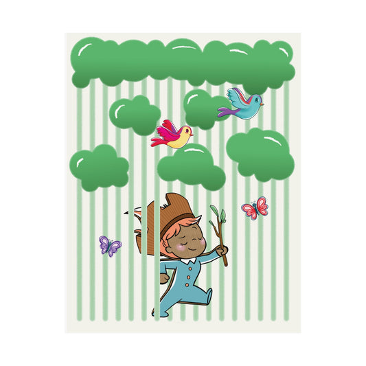 Pin Pon Forest Nursery Poster