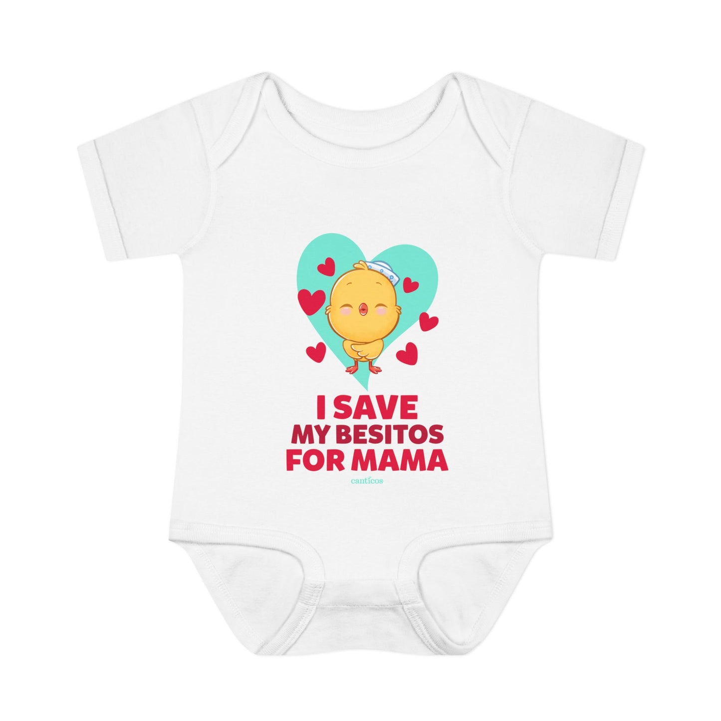 I Save my Besitos for Mama Onesie - Green