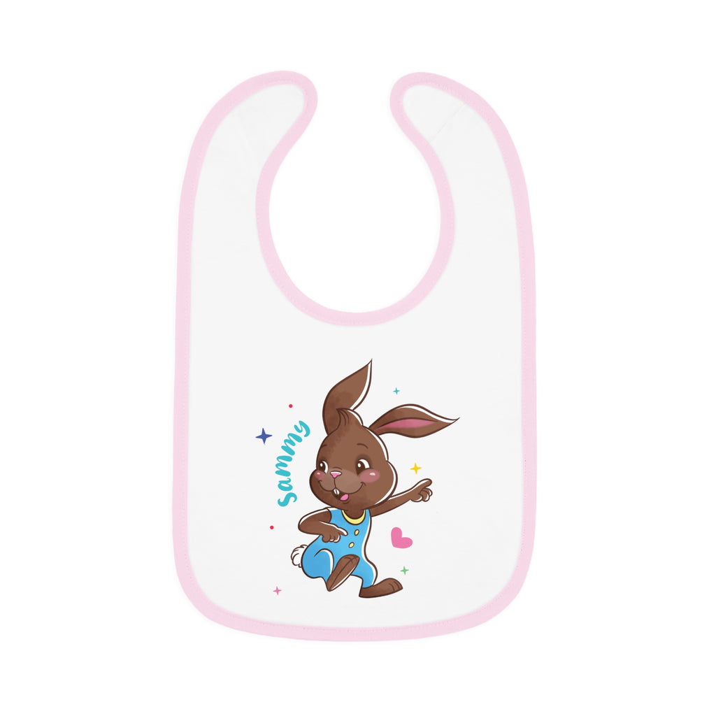 Sammy the Bunny Bib – Sweet, Silly & Snack-Read
