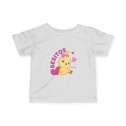 Cute Kids' T-Shirt with 'Besitos’ Kiki Chickie