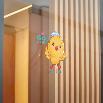 Huggable Ricky Chickie - Kiss Cut Canticos Sticker, Room Decor