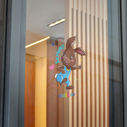 Sammy the Bunny Kiss-Cut Canticos Stickers - Room Decor