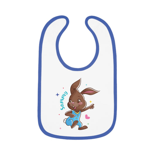 Sammy the Bunny Bib – Sweet, Silly & Snack-Read