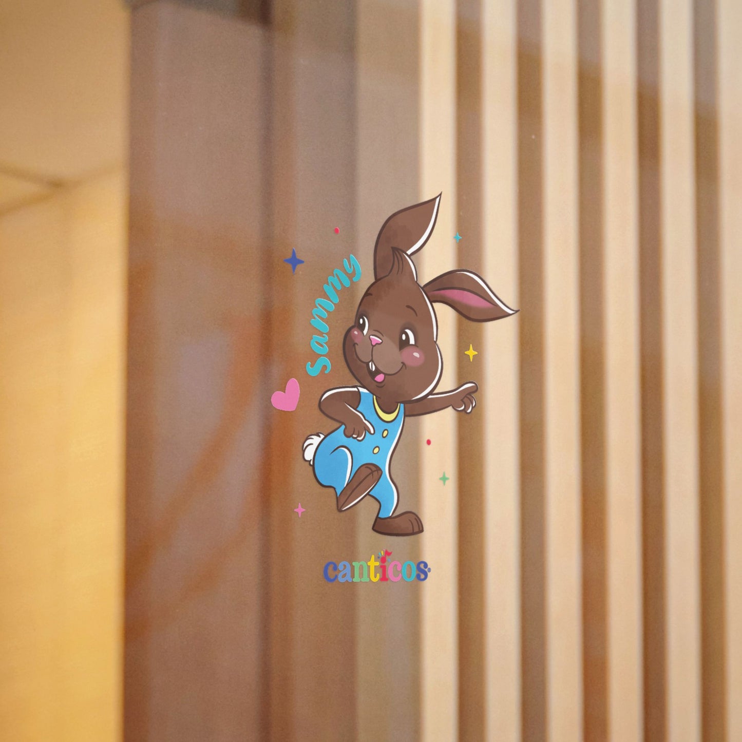 Sammy the Bunny Kiss-Cut Canticos Stickers - Room Decor