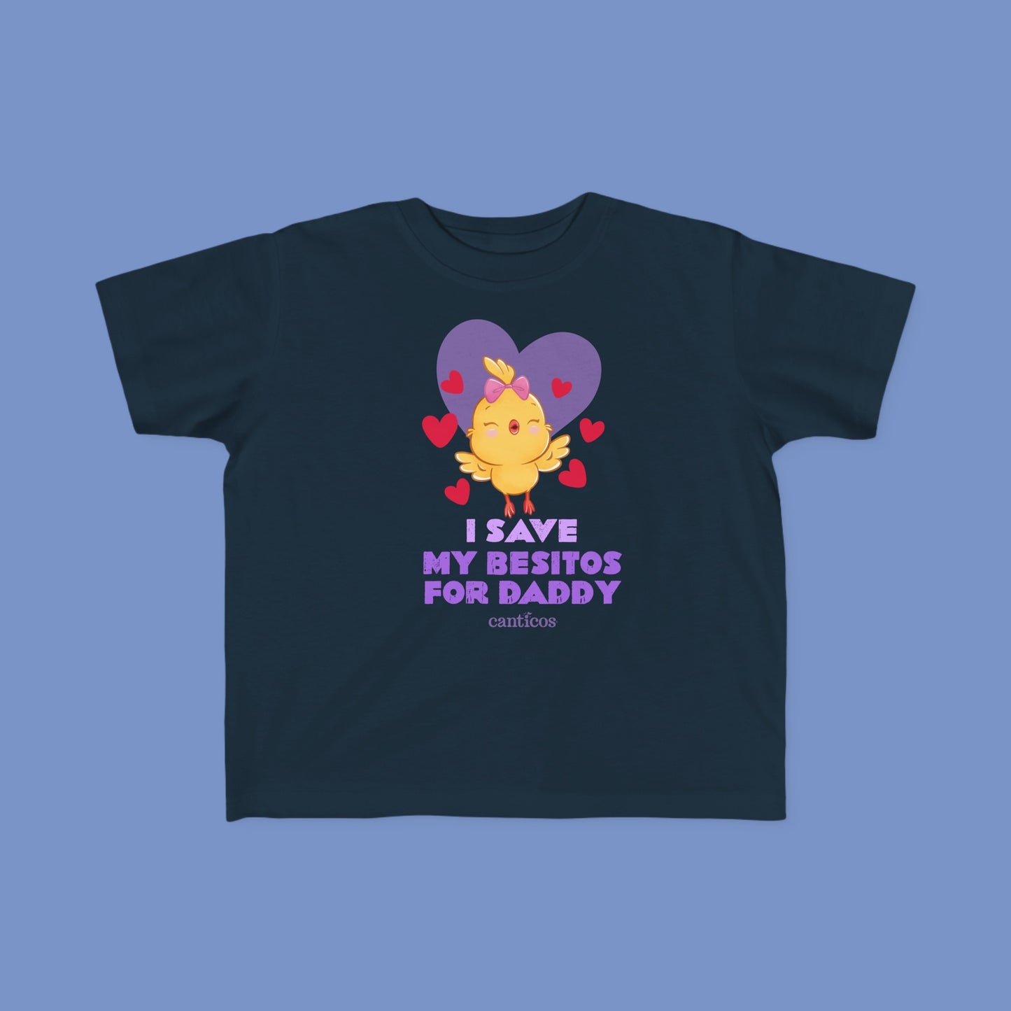 I Save my besitos for Daddy Toddler T-shirt - Kiki