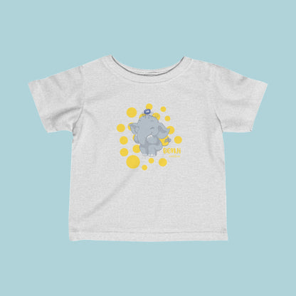 Benji the Elephant Infant T-Shirt - Yellow