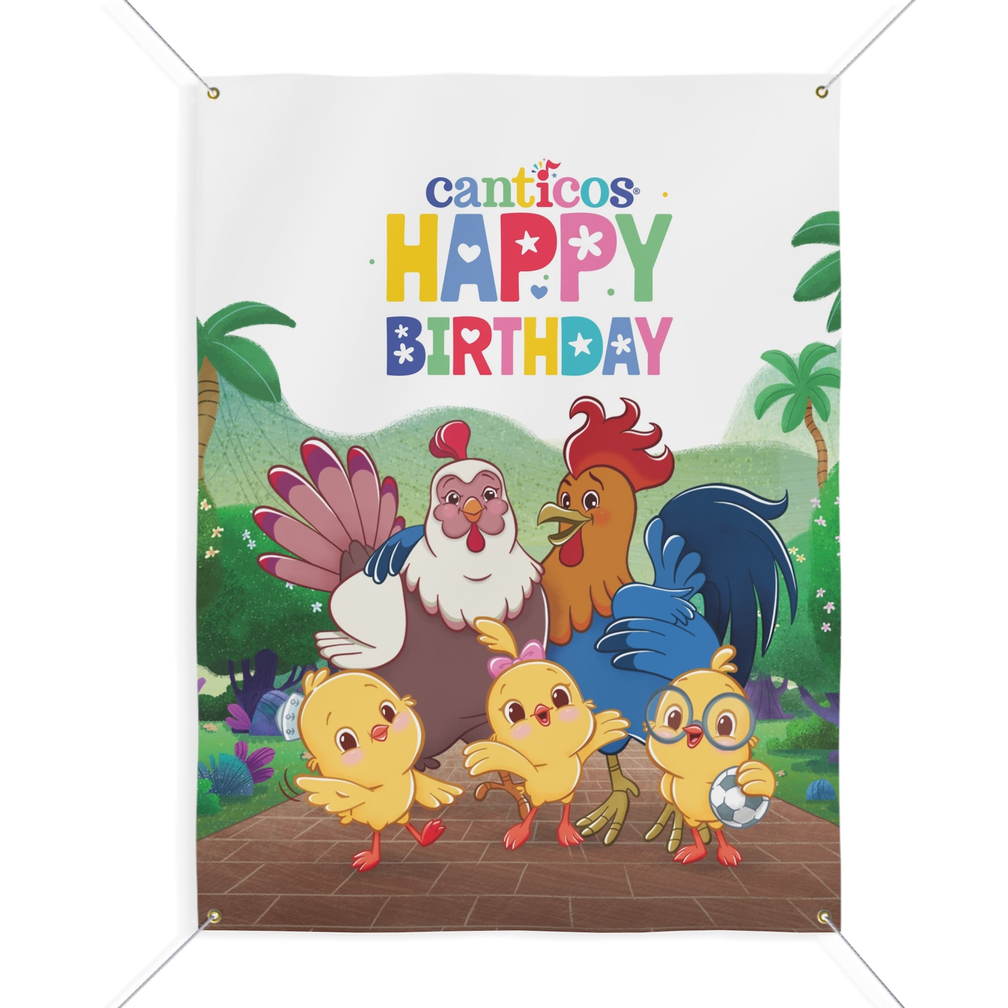 Canticos Birthday Banner – Chickie Family Celebration
