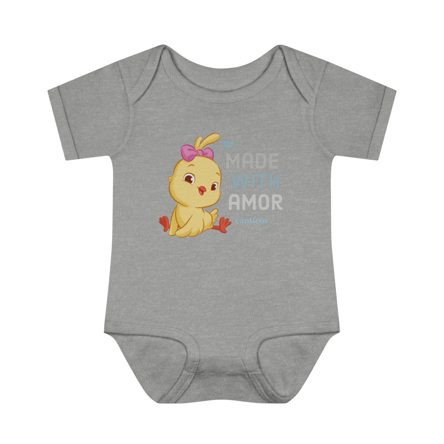 Made with Amor Onesie - white
