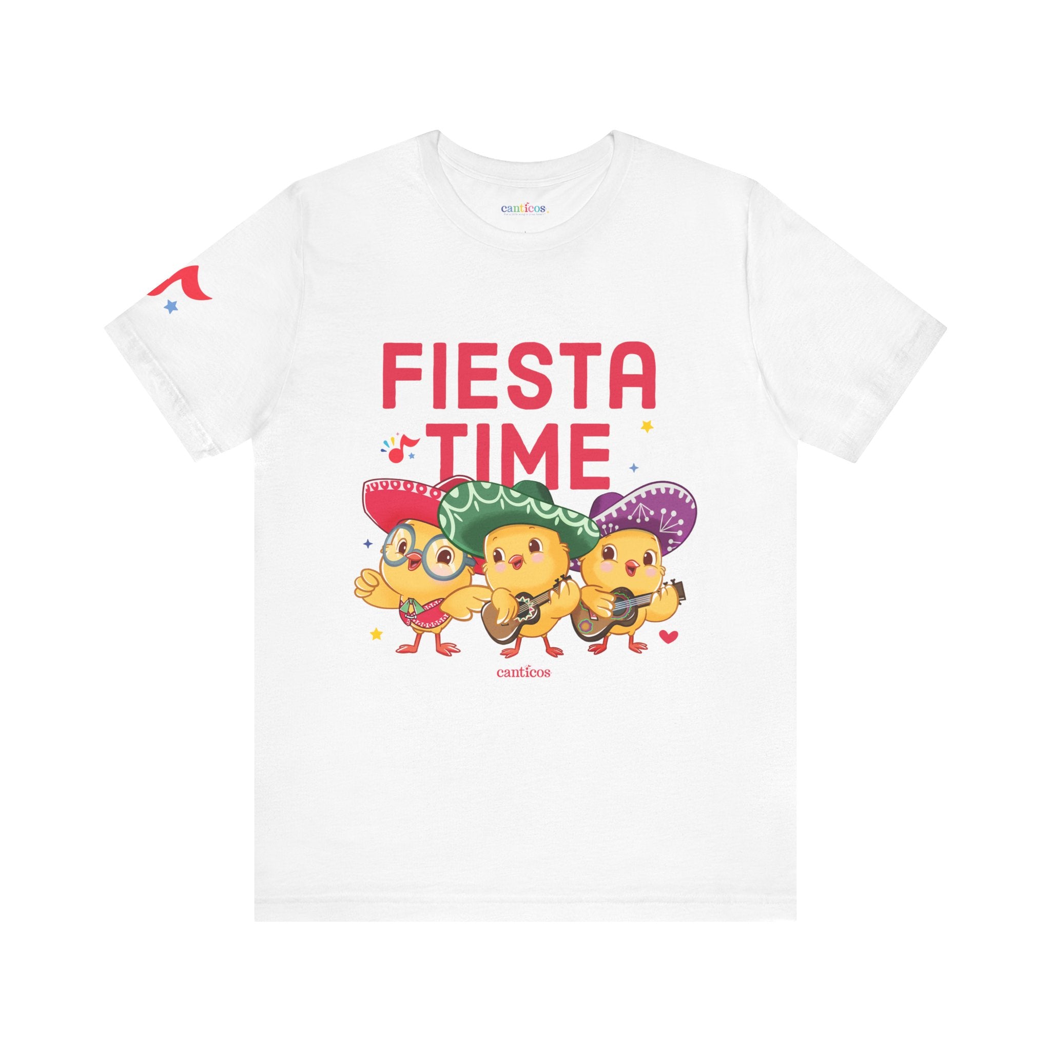 Canticos 'Fiesta Time' Unisex Tee – Featuring the Chickie Mariachis (Adult t-shirt)