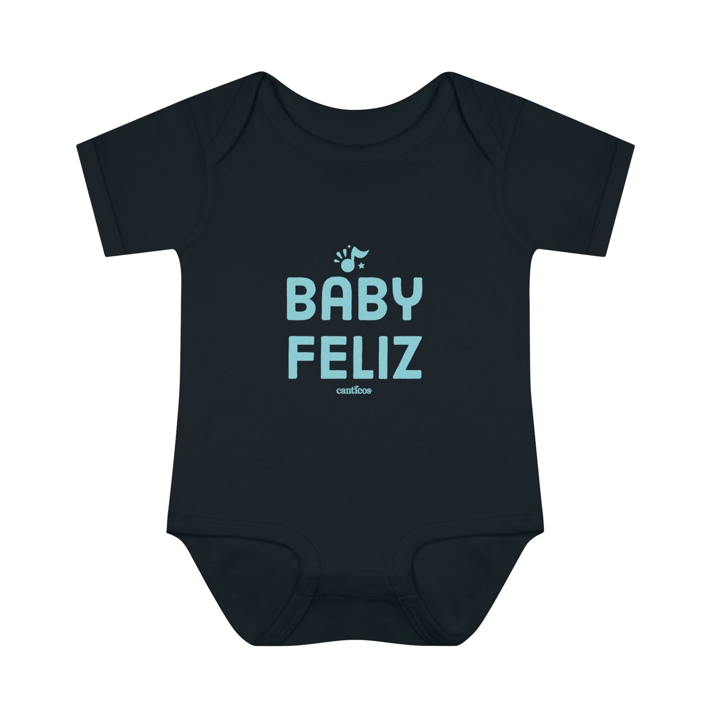 Baby Feliz Blue Onesie