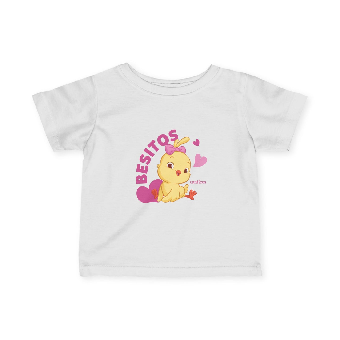 Cute Kids' T-Shirt with 'Besitos’ Kiki Chickie
