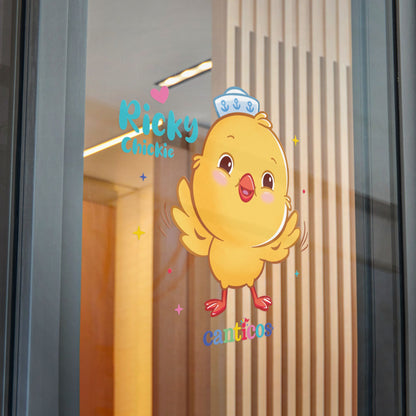 Huggable Ricky Chickie - Kiss Cut Canticos Sticker, Room Decor