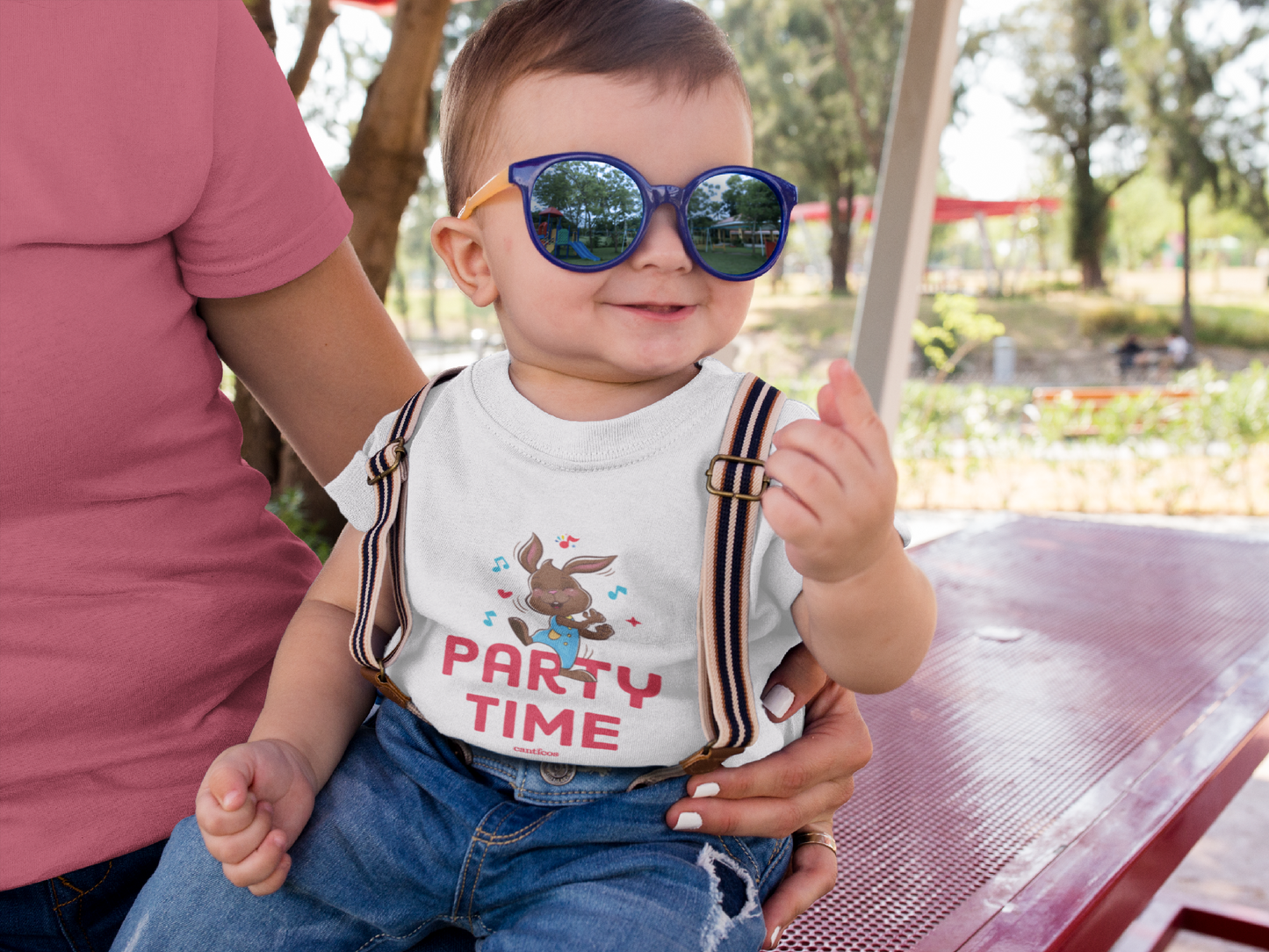 Sammy the Bunny 'Party Time' Baby T-Shirt