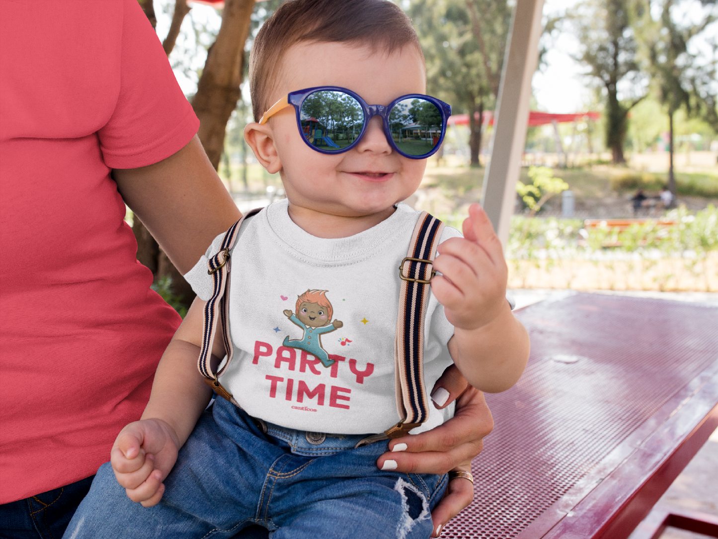 Pin Pon 'Party Time' Baby T-Shirt