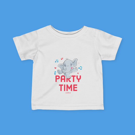 Benji the Elephant 'Party Time' Baby T-Shirt
