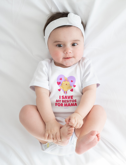 I Save my Besitos for Mama Onesie - Purple