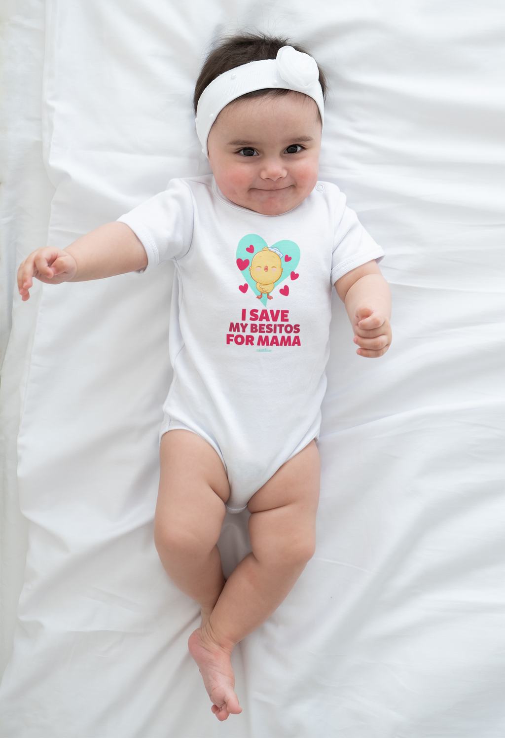 I Save my Besitos for Mama Onesie - Green