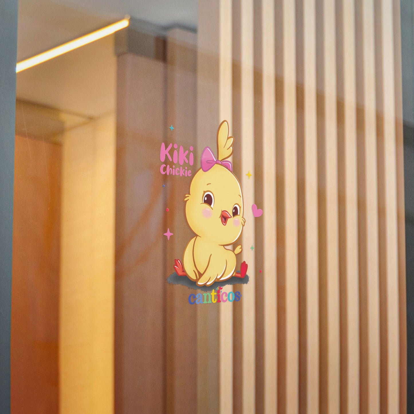 Cutie Pie Kiki Chickie - Kiss Cut Canticos Sticker, Room Decor