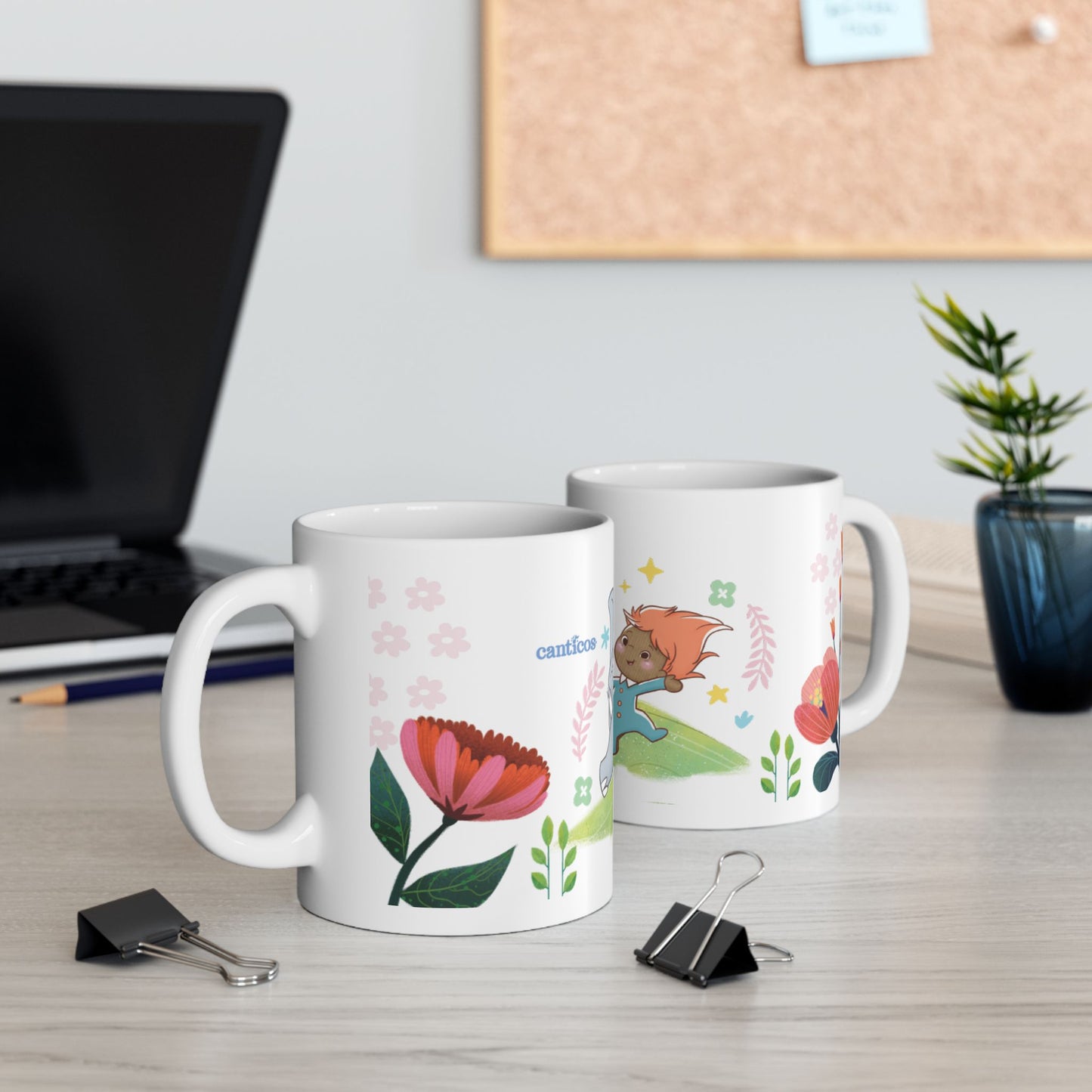 Pin Pon & Benji Ceramic Mug