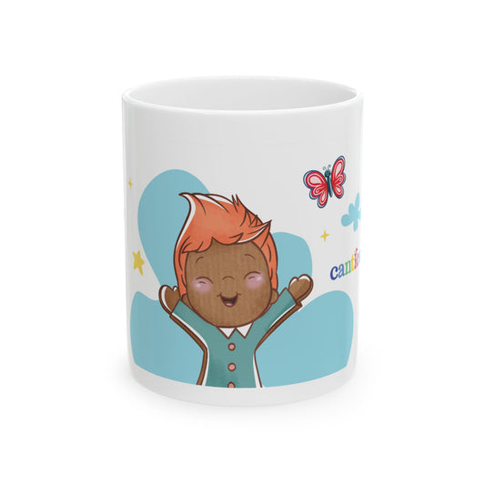 Pin Pon Cheerful Ceramic Mug