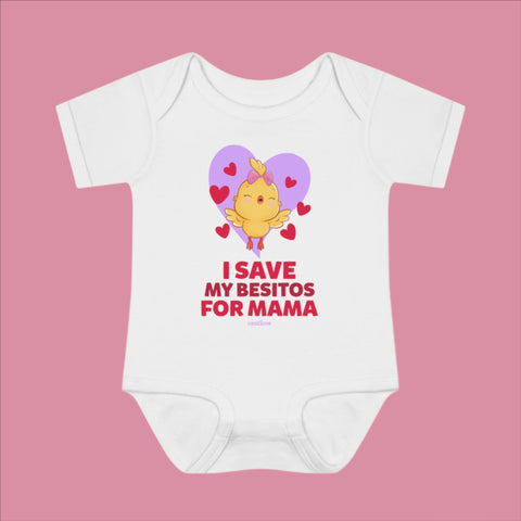 I Save my Besitos for Mama Onesie - Purple