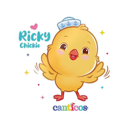 Huggable Ricky Chickie - Kiss Cut Canticos Sticker, Room Decor