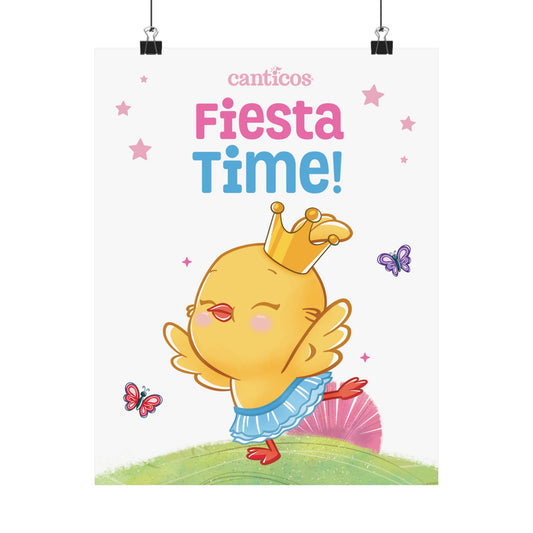Kiki Fiesta Time Crowned Chick Rolled Poster