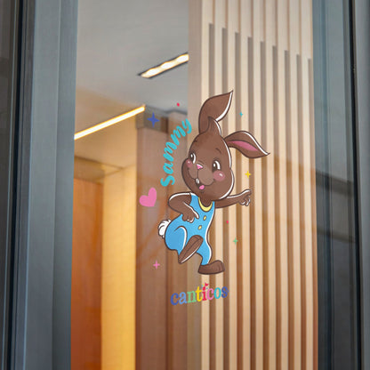 Sammy the Bunny Kiss-Cut Canticos Stickers - Room Decor