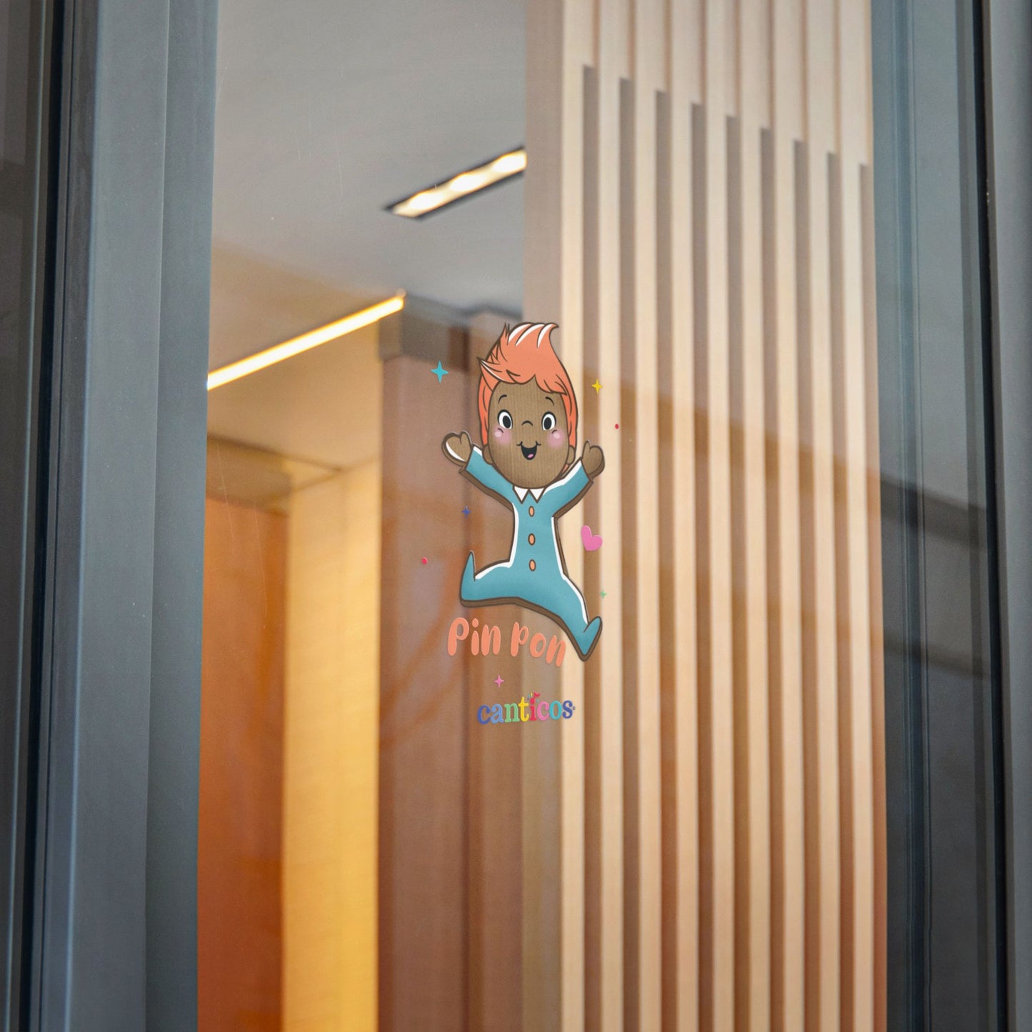 Pin Pon is Here! - Kiss Cut Canticos Sticker, Room Decor