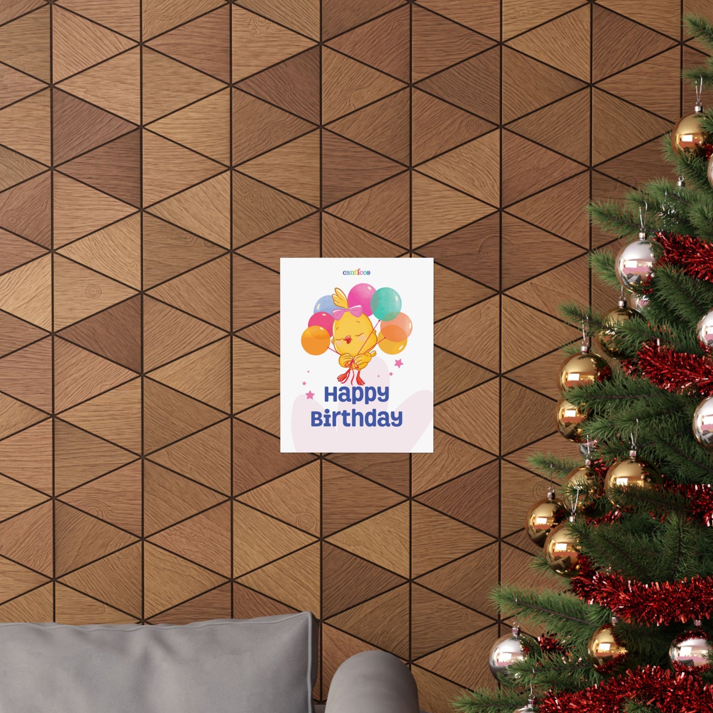 Kiki Happy Birthday Balloon Kids Poster
