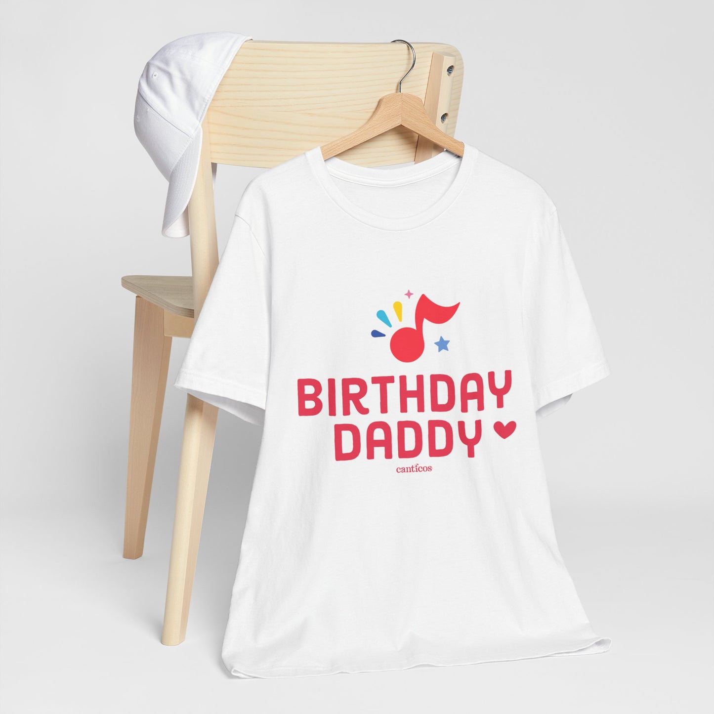 Canticos Daddy 'Birthday Vibes' Tee – Featuring the Happy Note
