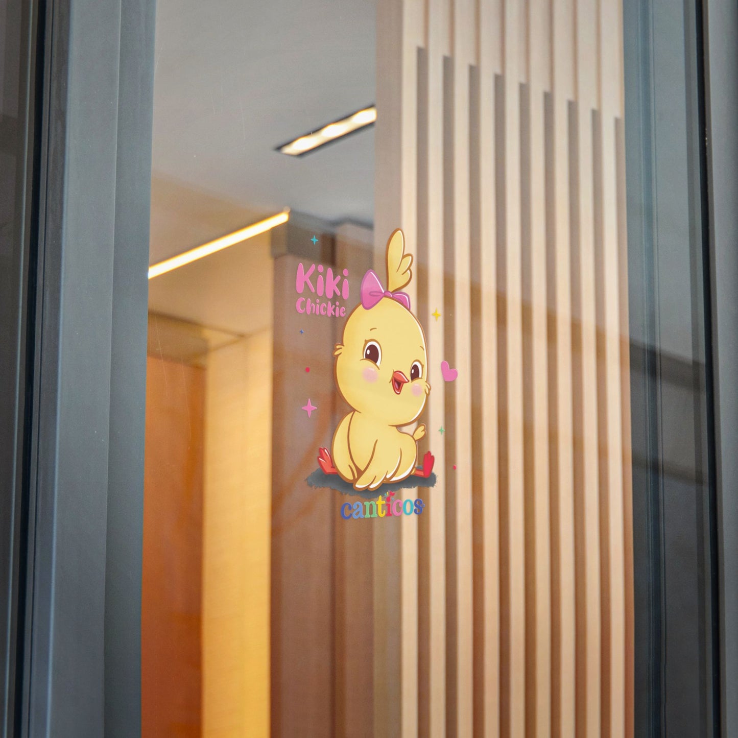Cutie Pie Kiki Chickie - Kiss Cut Canticos Sticker, Room Decor