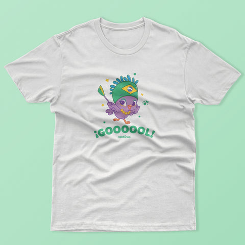 Goool Brazil Adult T-shirt