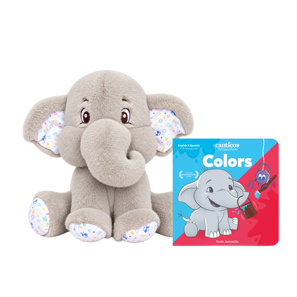 PRE-SALE: Benji Plush + Colors / Colores Bilingual Board Book Bundle
