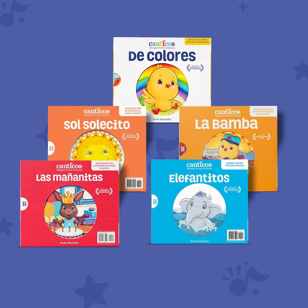 Canticos Flip and Play Nursery Rhyme Book Bundle
