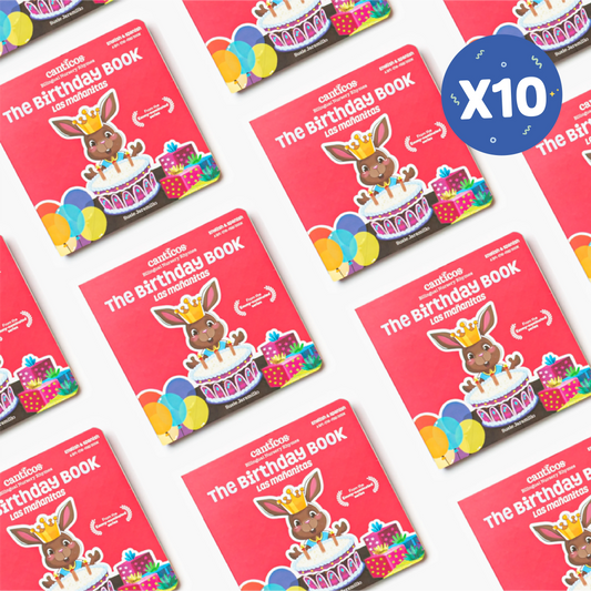 🎉 Las Mañanitas / Birthday Book Party Favor Pack x10📚