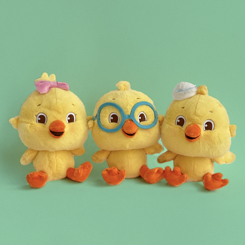 PREORDER: Canticos Los Pollitos Plushie Pack — Soft, Sweet & Snuggly!