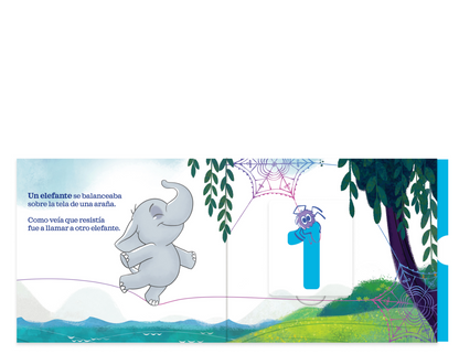 Little Elephants / Elefantitos, Flip & Play Bilingual Book
