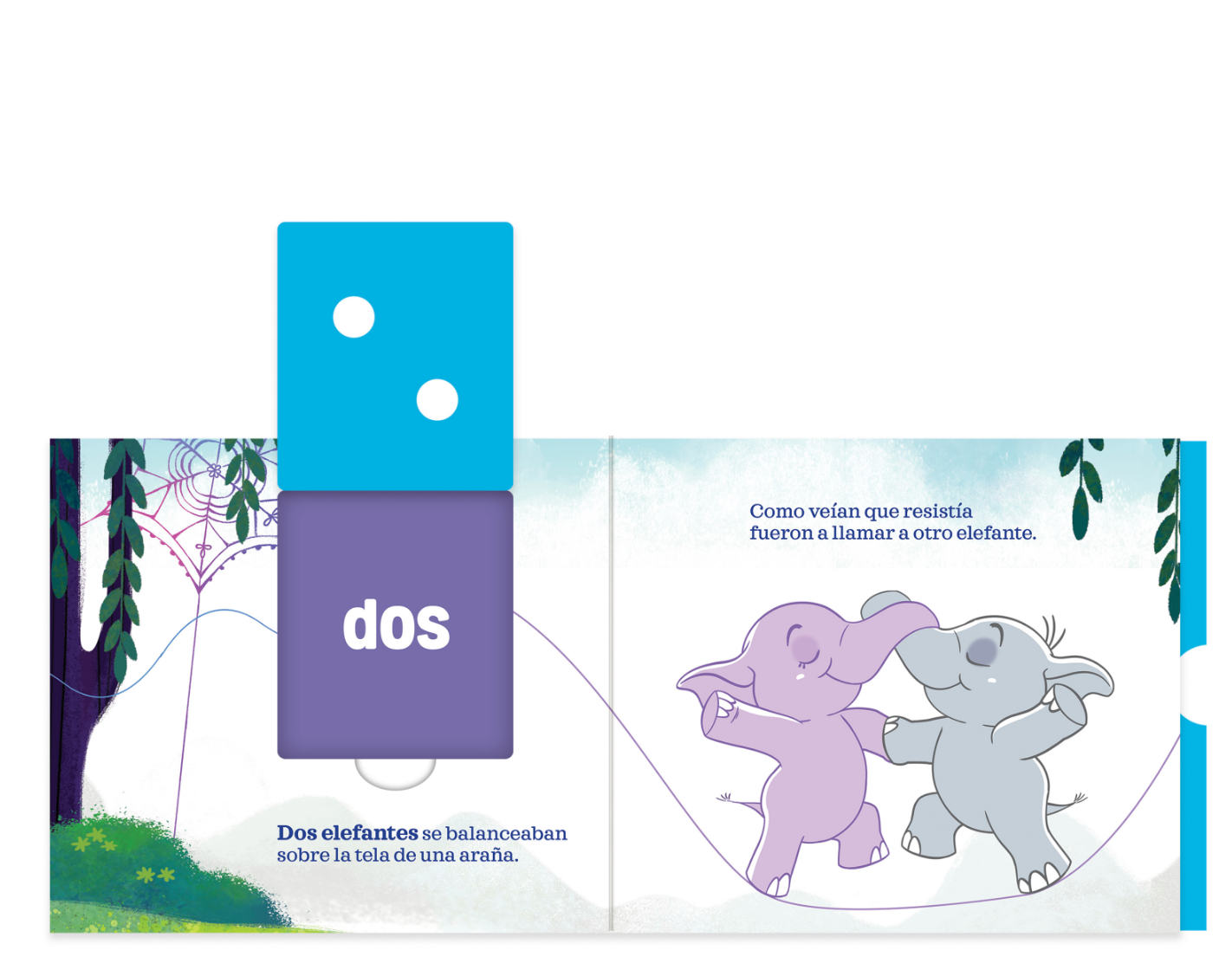 Little Elephants / Elefantitos, Flip & Play Bilingual Book