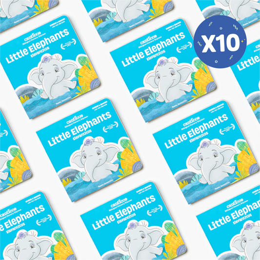 🎉 Elefantitos / Little Elephants Party Favor Pack x 10 📚