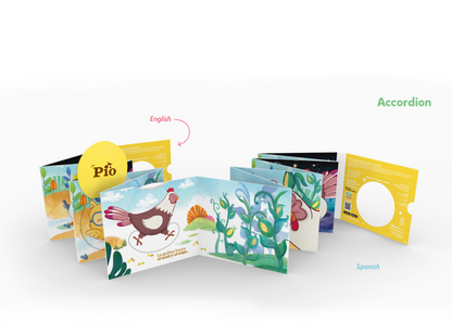 Nicky Chickie Plush + Canticos Los Pollitos Flip & Play Book