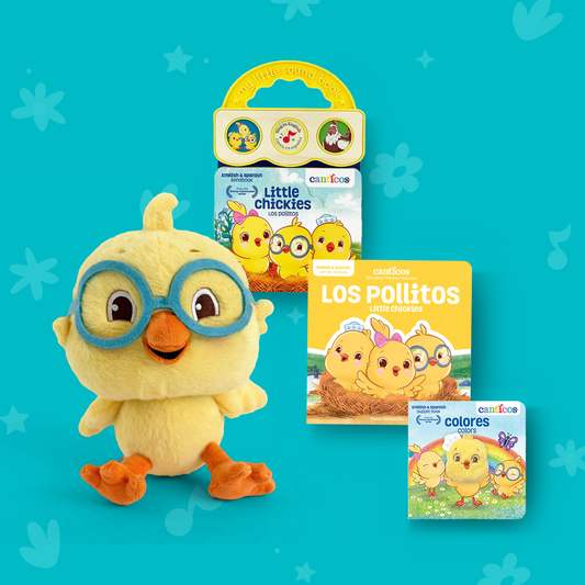 Nicky Superpack: 2 Interactive Books + Los Pollitos Book + Plush